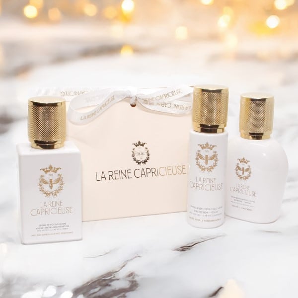 Coffret La Reine Capricieuse à offrir. Trois produits complémentaires pour rayonner de confiance.