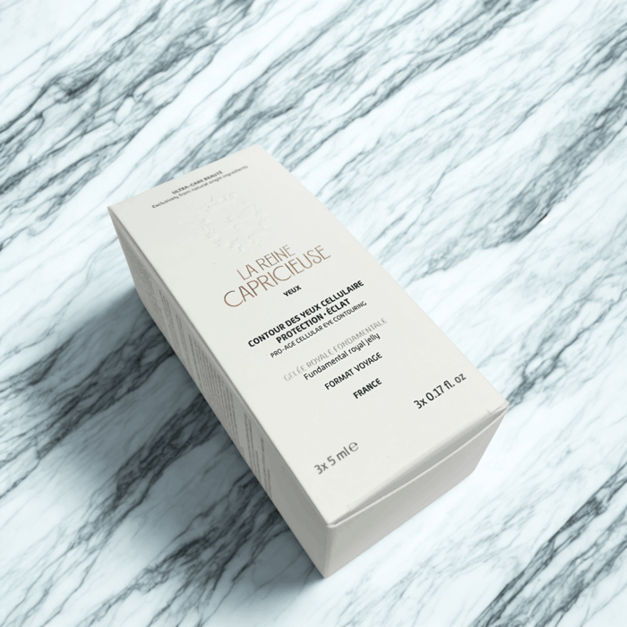 Capsule d'Essai Contour des Yeux Cellulaire en aluminium 100% recyclable, La Reine Capricieuse