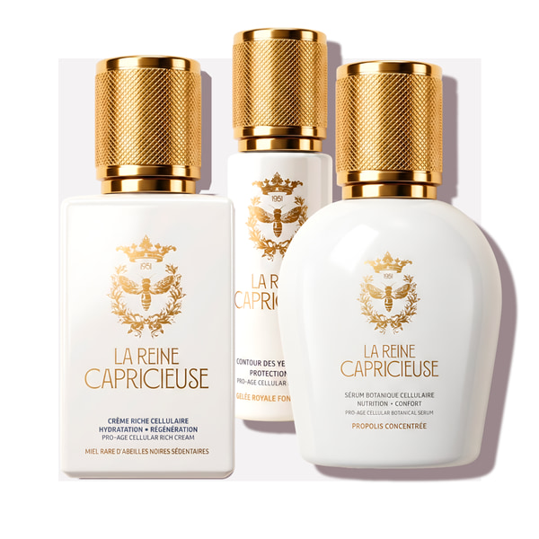 Coffret N° 3 La Reine Capricieuse, Crème Riche Cellulaire, Sérum Botanique Cellulaire et Contour des Yeux Cellulaire