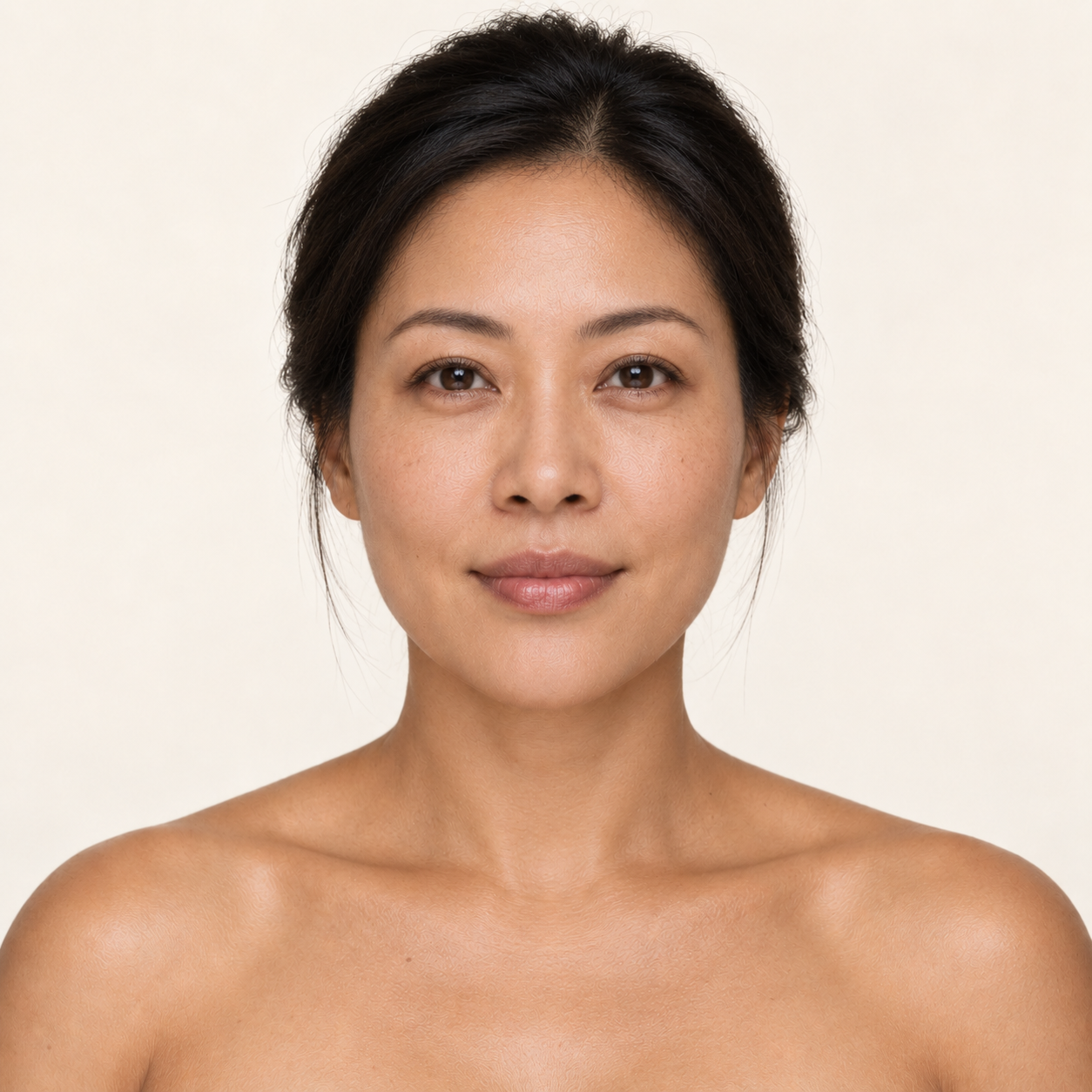 Femme chinoise illustrant l’amélioration de l’hydratation après deux heures