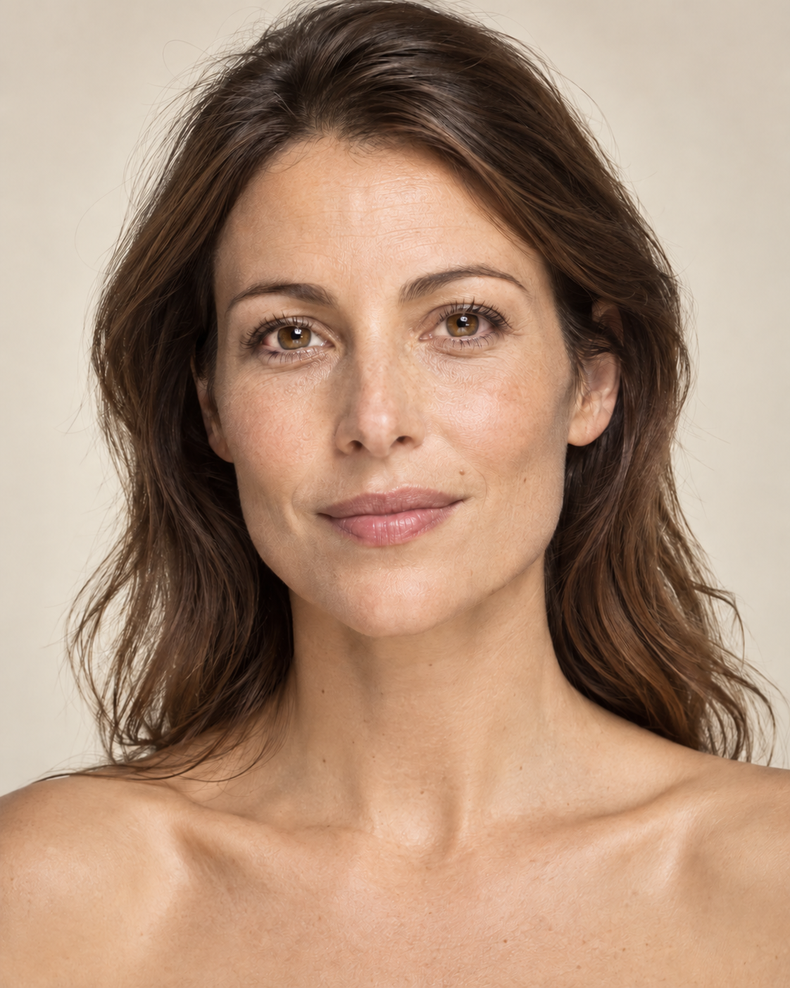 Portrait d’une femme illustrant l’amélioration de la fermeté de la peau